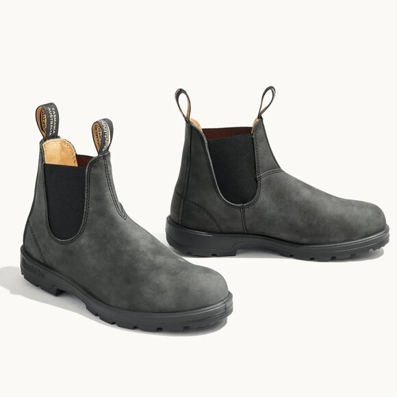 Blundstone Dark Leather Chelsea Boots - Picture 1 of 11